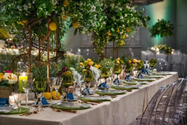 Capri inspired table decor in time for spring! - Michelle Durpetti Events